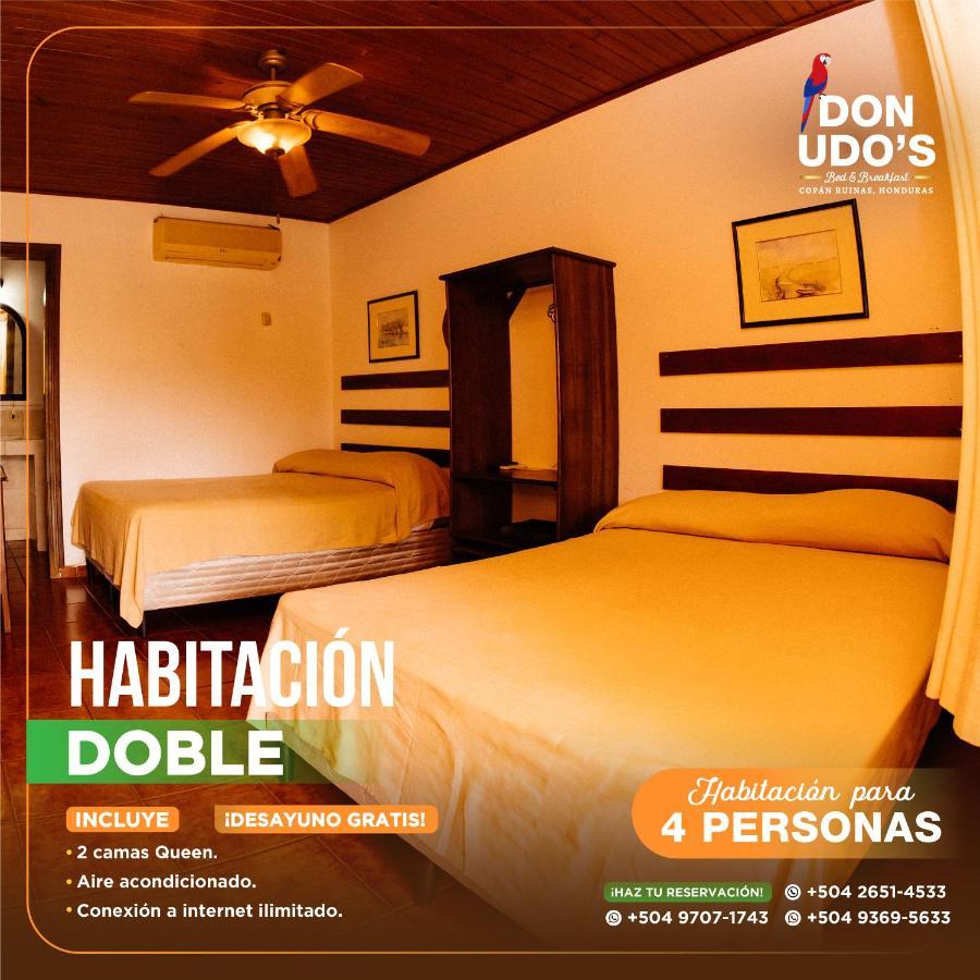 Hotel Don Udos Bed & Breakfast Copan Exterior photo