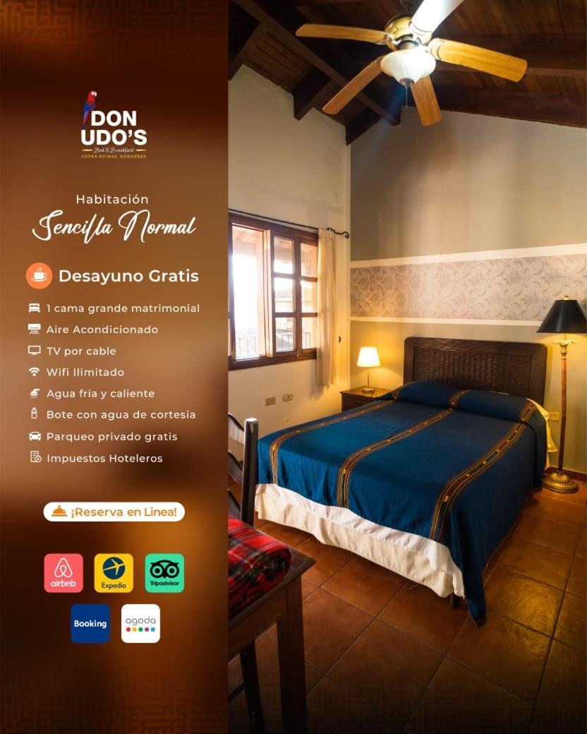 Hotel Don Udos Bed & Breakfast Copan Exterior photo